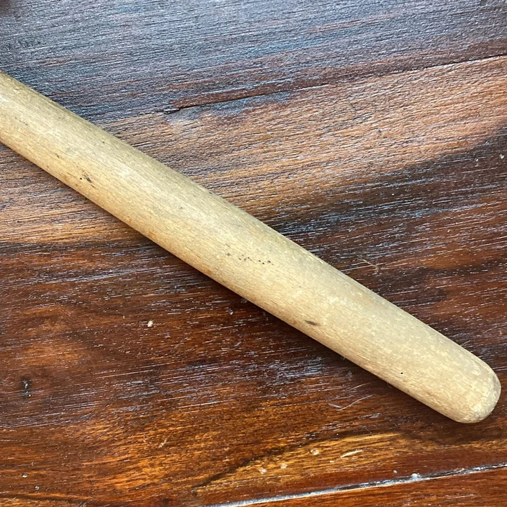 Vintage Primitive Farmhouse Meat Tenderizer Hammer Mallet Wood Handle Tool